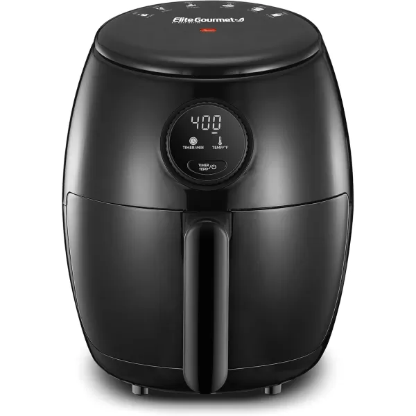 Air Fryers EAF2612D Personal 2.1Qt Compact Space Saving Programmable Hot Air Fryer, Oil-Less Healthy Cooker, Timer & Temperature Controls, 1000W, Black(Black)