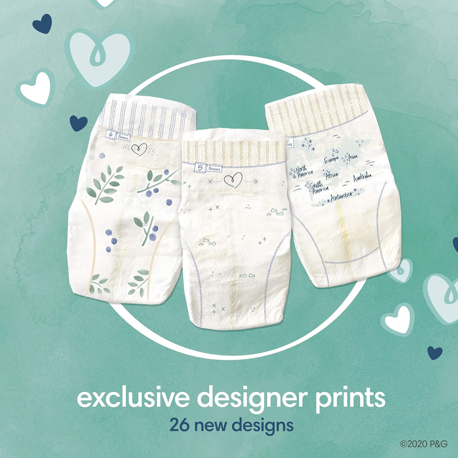 Pampers Pure Protection Newborn Diapers Size 1 132 Count Pack of 2