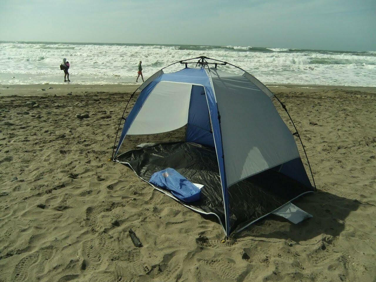 Genji Sports Instant Park and Beach Sunshelter Ocean Blue