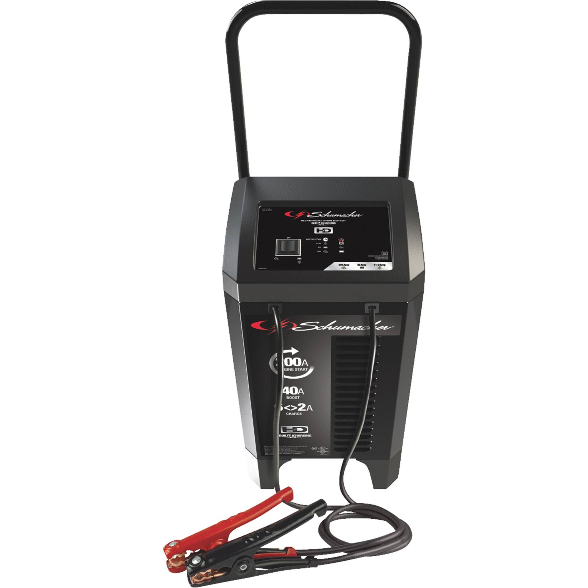 Schumacher 200A 12V Automatic Battery Charger/Engine Starter, SC1324