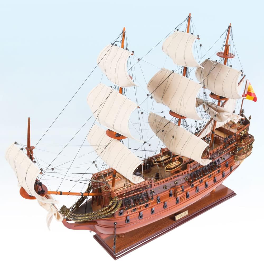 Seacraft Gallery San Felipe Wooden Model Ship 37.4