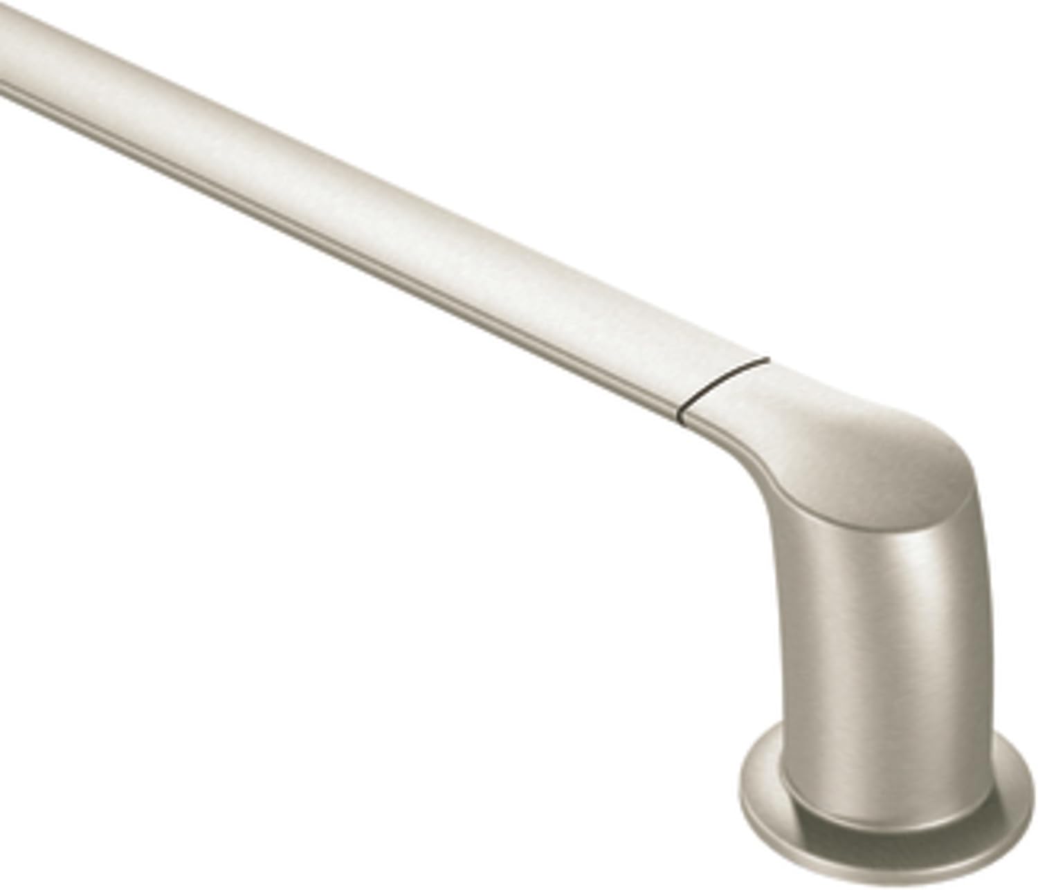 Moen YB2418BN Method 18-Inch Single Towel Bar, Brushed Nickel Pack of 2