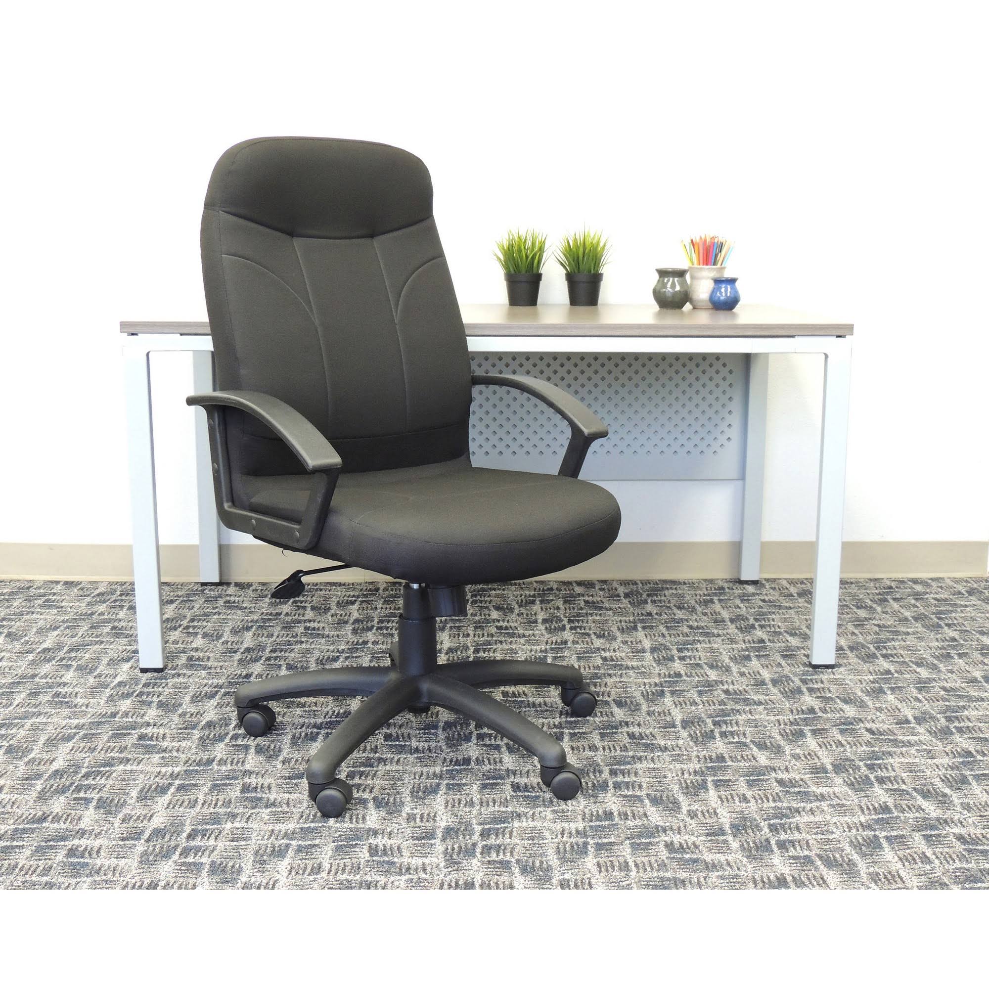 Boss Executive Black Fabric Office Chair [B8801]
