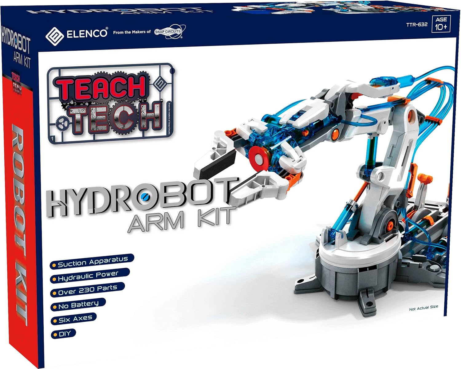 OWI Inc Elenco Teach Tech “Hydrobot Arm Kit”, Hydraulic Kit, STEM Building Toy for Kids 10+ Pack of 2