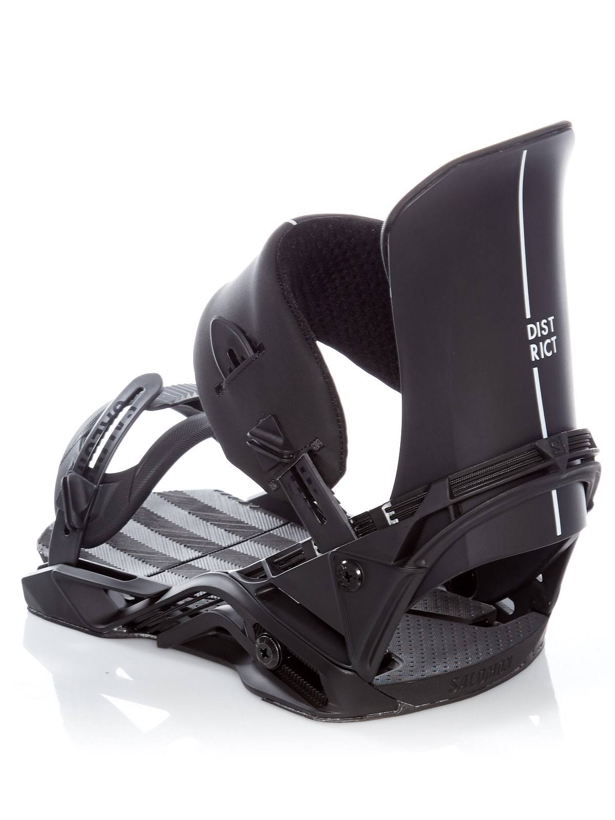 Salomon District Snowboard Bindings Black MD