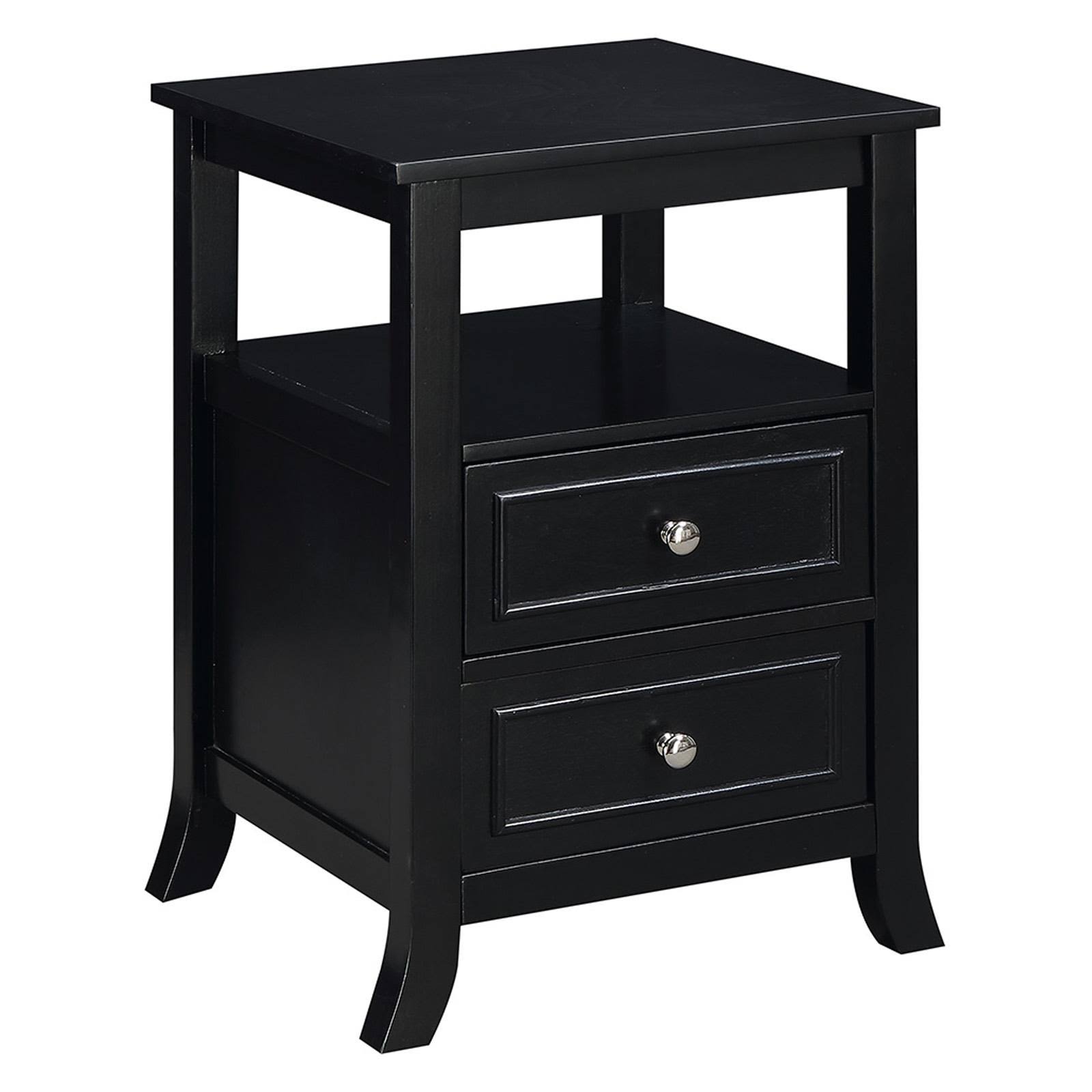 Convenience Concepts Melbourne End Table , Black