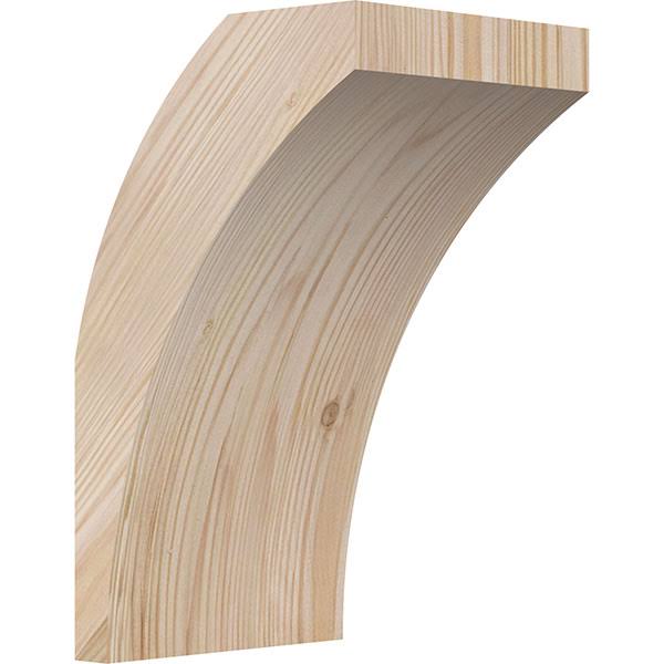 Ekena Millwork 5 1/2x22W x 6x22D x 10x22H Thorton Smooth Brace, Douglas Fir