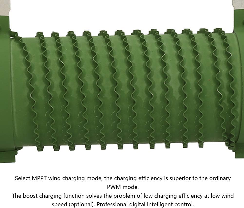 MPPT Wind Solar Hybrid Charge Controller Dump Load Solar Hybrid Controller Solar Charge Controller for Above 12/24V 400W Fan Pack of 2