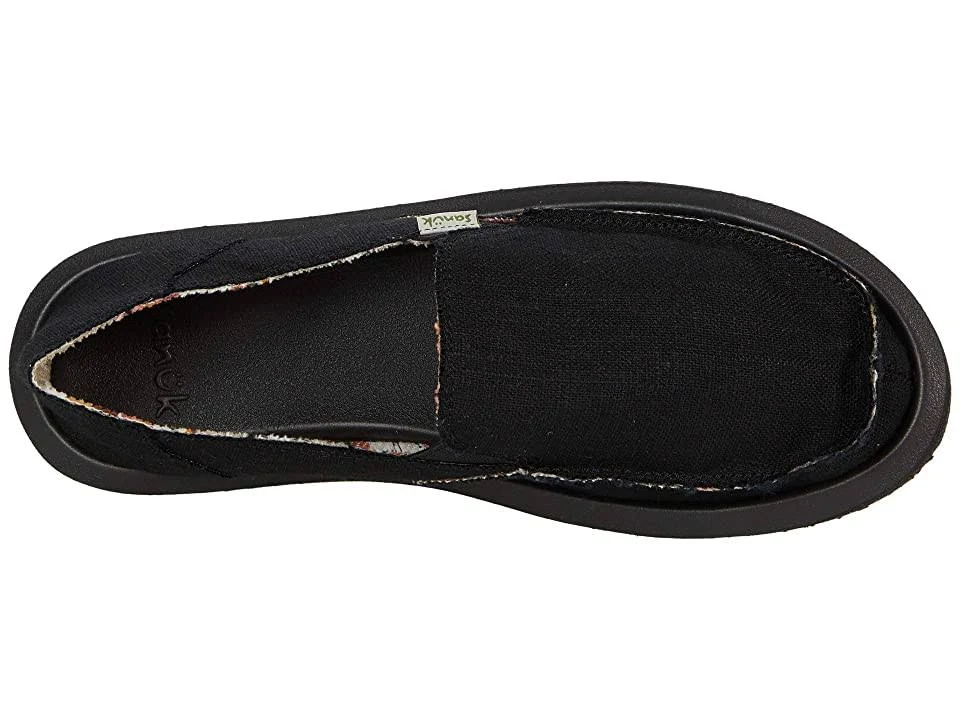 Sanuk Donna Soft Top Hemp Black 6 B (M)