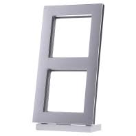 Frame 2-Gang Aluminium AC 582 Al