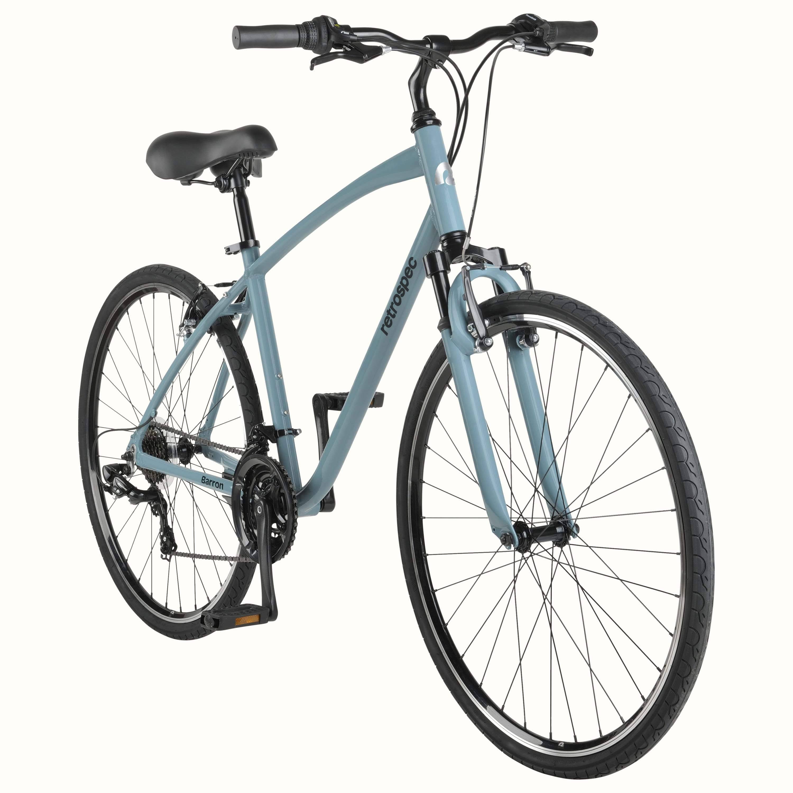 Barron Comfort Hybrid Bike - 21 Speed Matte Black / 18in - M
