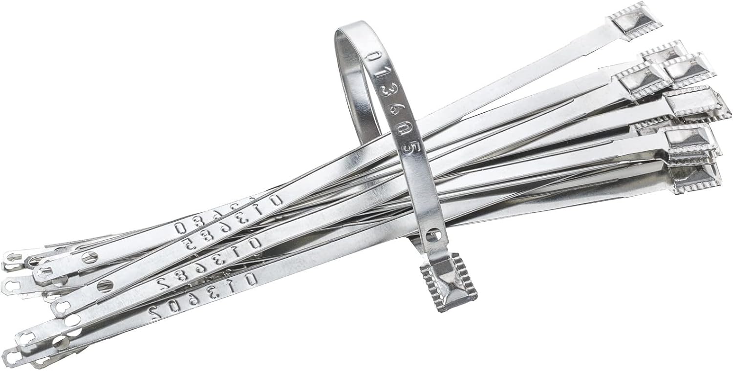 500 Metal Trailer Seals Metal Truck Seals Metal Container Seal Security Seals Tamper Evident Seal Truck & Trailer Seals Steel Seals Shipping Seals Numbered Sequentially Seals (500 Pack)