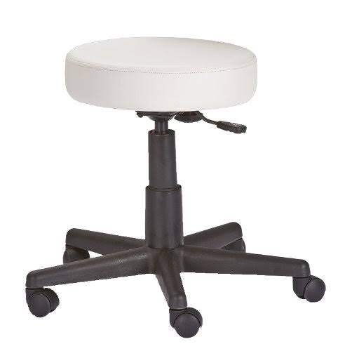 Earthlite Pneumatic Massage Salon Drafting Stool - No Leaking (Vs. Hydraulic), Adjustable, Rolling, CFC-free, Medical Spa Facial