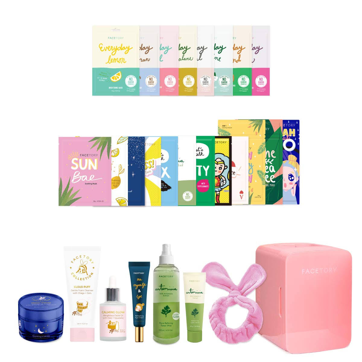 FaceTory Ultimate Story Collection 4.0 with Skincare Fridge and Facial Sheet Ma