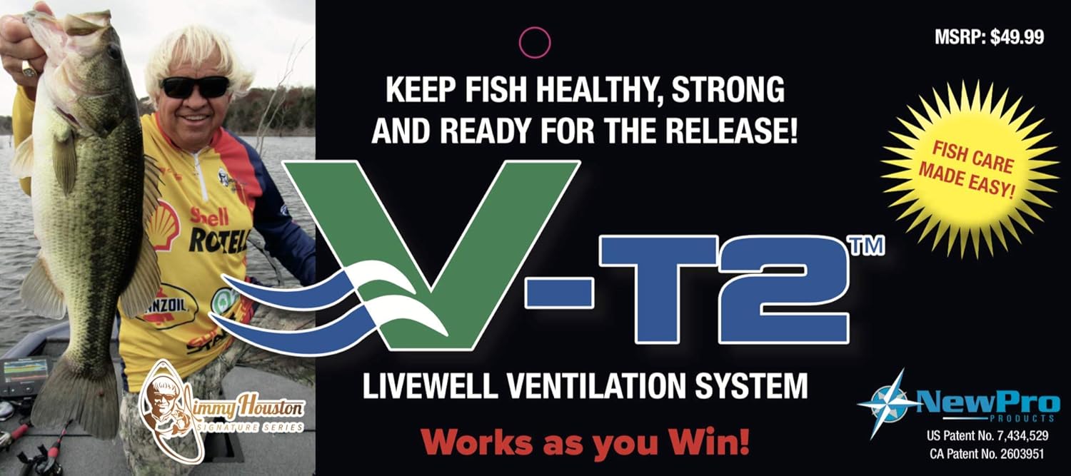 New Pro Products V-T2 Livewell Ventilation System - Black