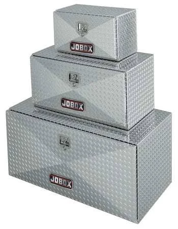 Jobox 748982 Premium Steel Underbed Truck Box, 24 in x 24 in x 24 in, Black