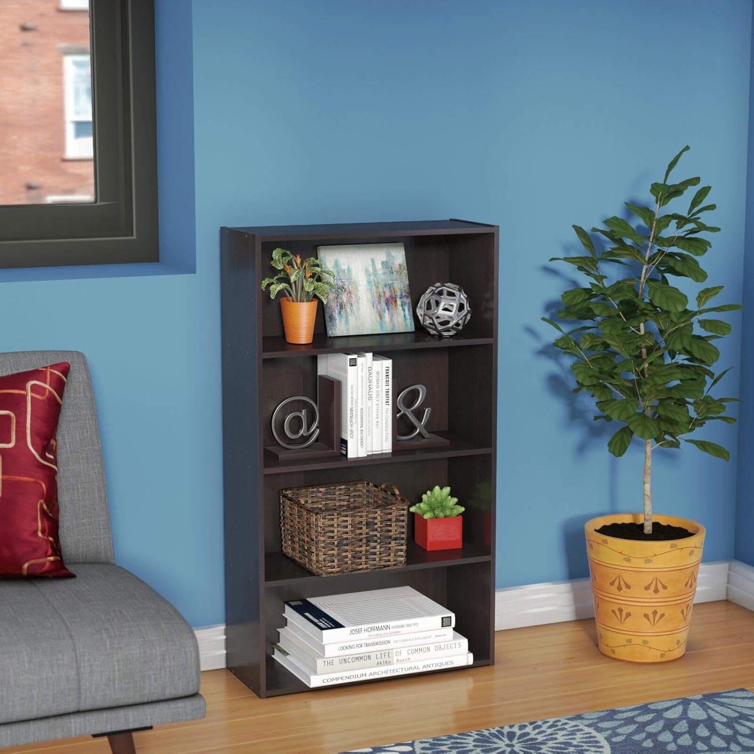 Haught Standard Bookcase, Adult Assembly Required: Yes, Fits in Your Space and Needs fit Your Budget