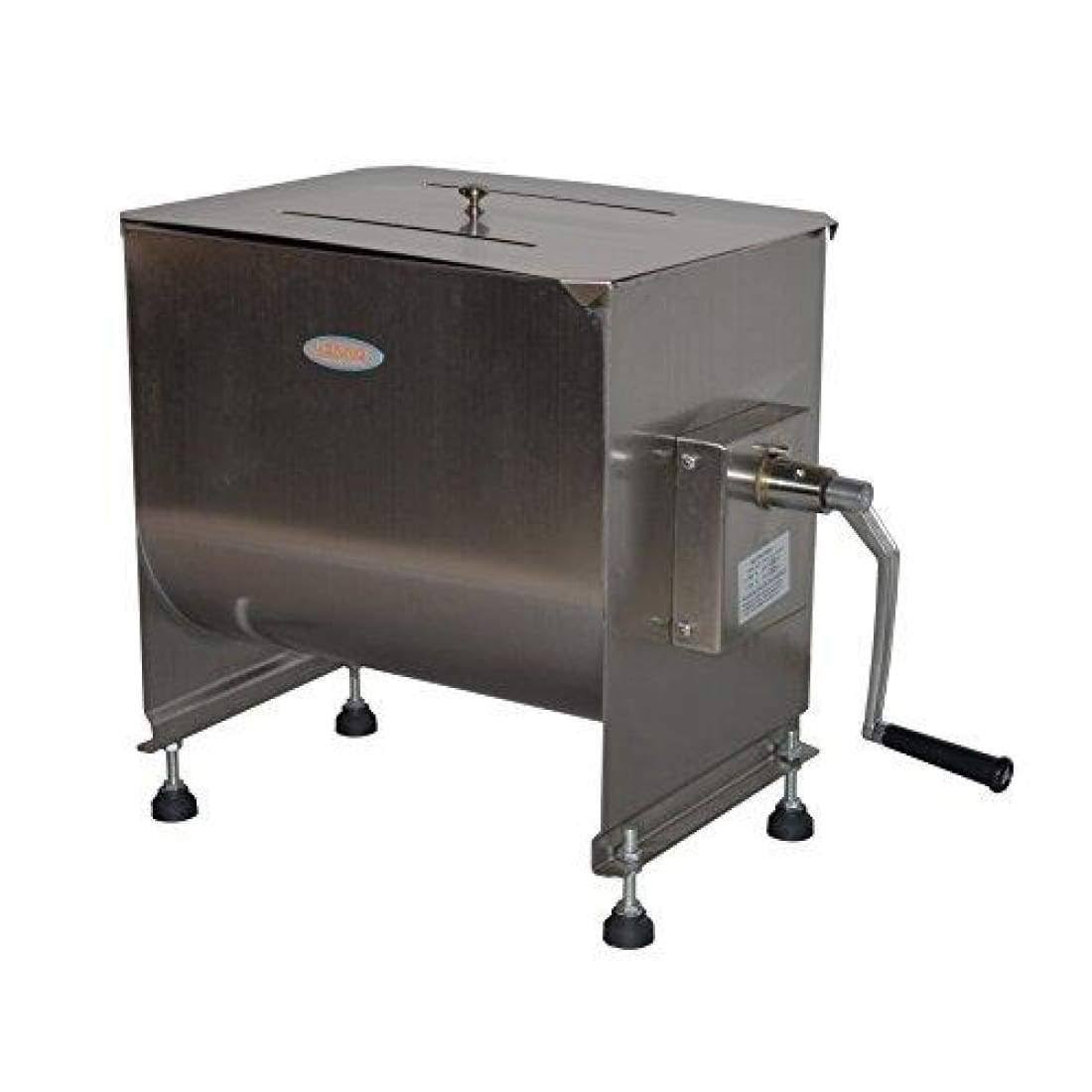 Hakka 80-Pound/40-Liter Capacity Tank Stainless Steel Manual Meat Mixer (Mixing Maximum 60-Pound for Meat)