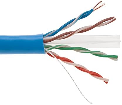 Cables Direct Online 1000ft CAT6 Solid Cable 550Mhz Ethernet LAN UTP 23AWG RJ45 Network Wire Bulk (Black)