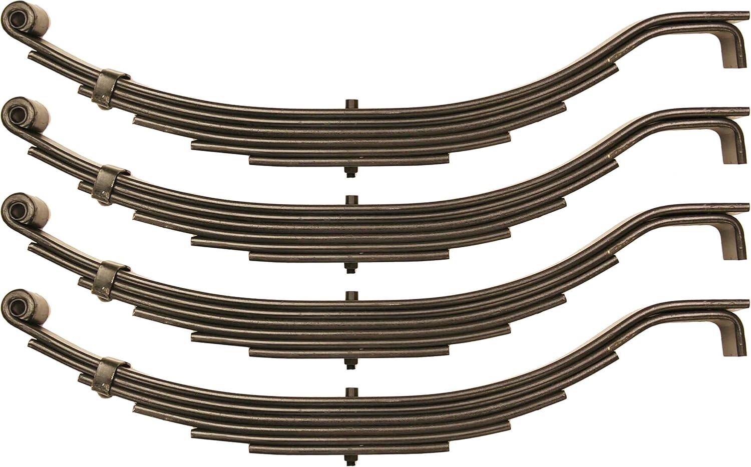 LIBRA Trailer Leaf Spring 6 Leaf Slipper 4000# Capacity for 8000# 8K Axle -Set 4