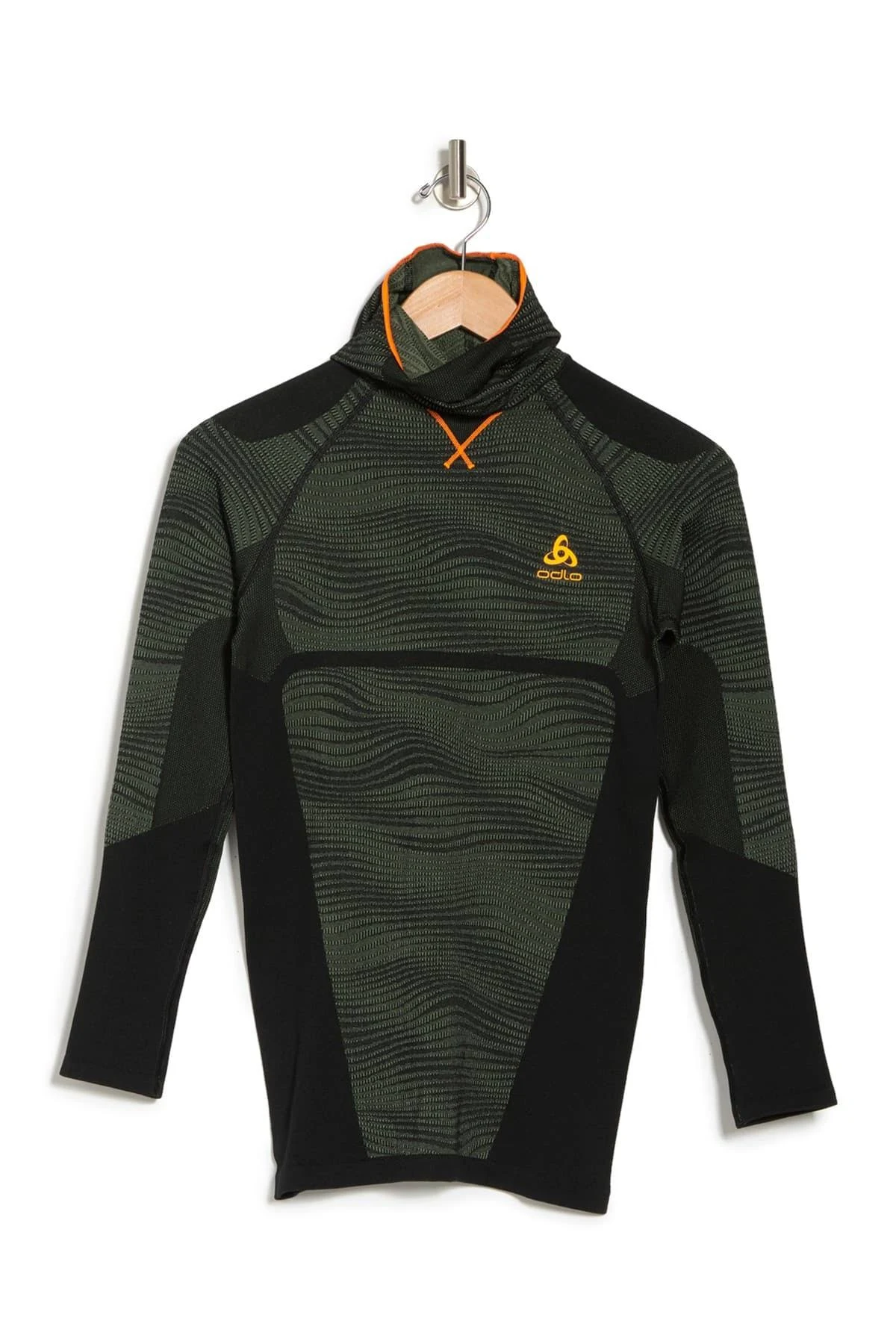 Odlo Facemask L / S Blackcomb Performance ( Climbing Ivy - Black -