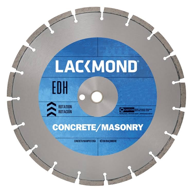 Lackmond EDH1412520 14x22 EDH Cured Concrete, General Purpose Blade 20mm