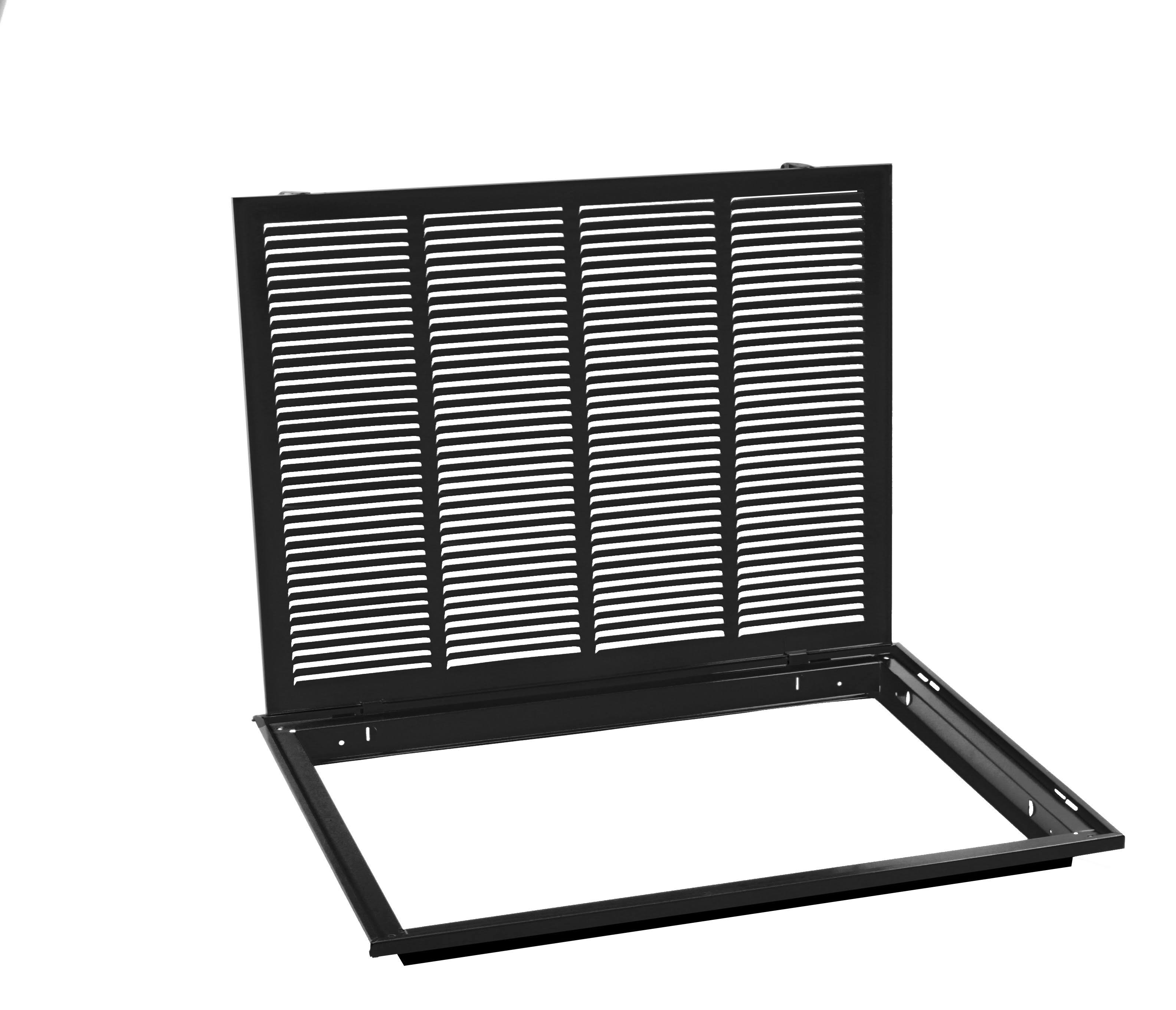 25x22 x 20x22 Steel Return Air Filter Grille for 1x22 Filter - Removable Face/Door
