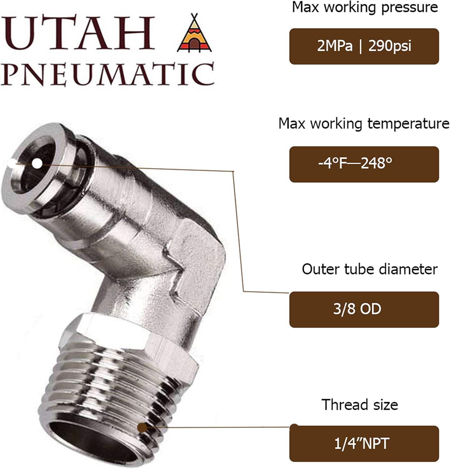 Utah Pneumatic 3/8