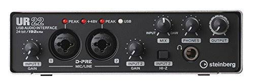 Steinberg UR22 2-Input 2-Output USB 2 0 Audio Interface with 1 Year Free Extended