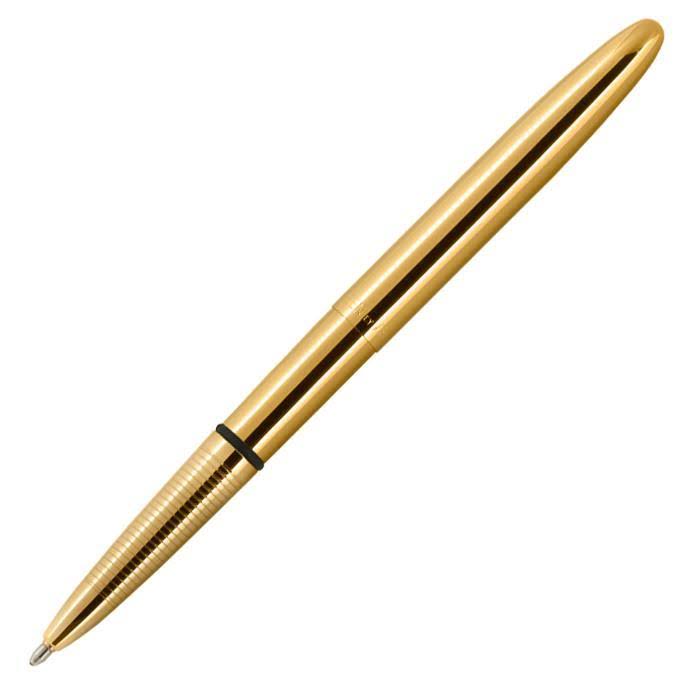 Fisher Space Nitride Bullet Ballpoint Pen, Gold Titanium