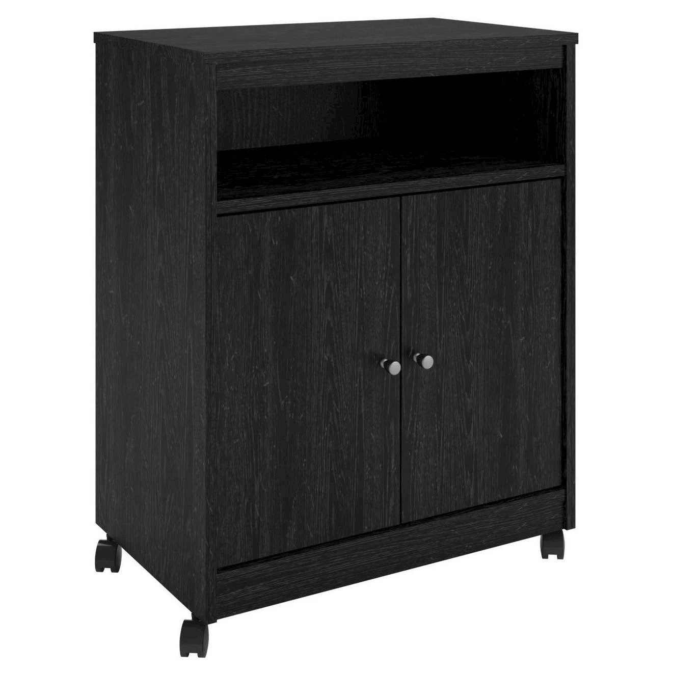 Room u0026 Joy Teton Creek Microwave Cart Black Ebony Ash - Room and Joy