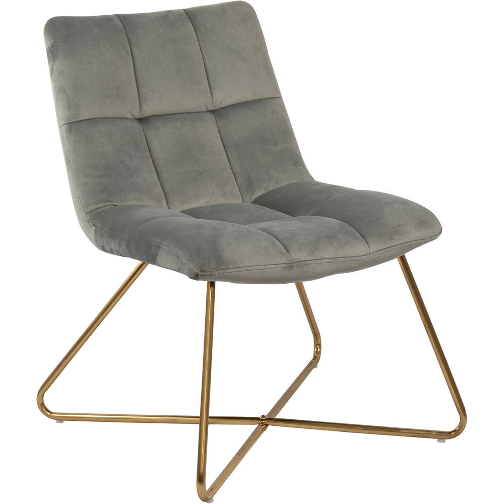 Venetian Worldwide Retro Leisure Lounge Accent Chair Grey