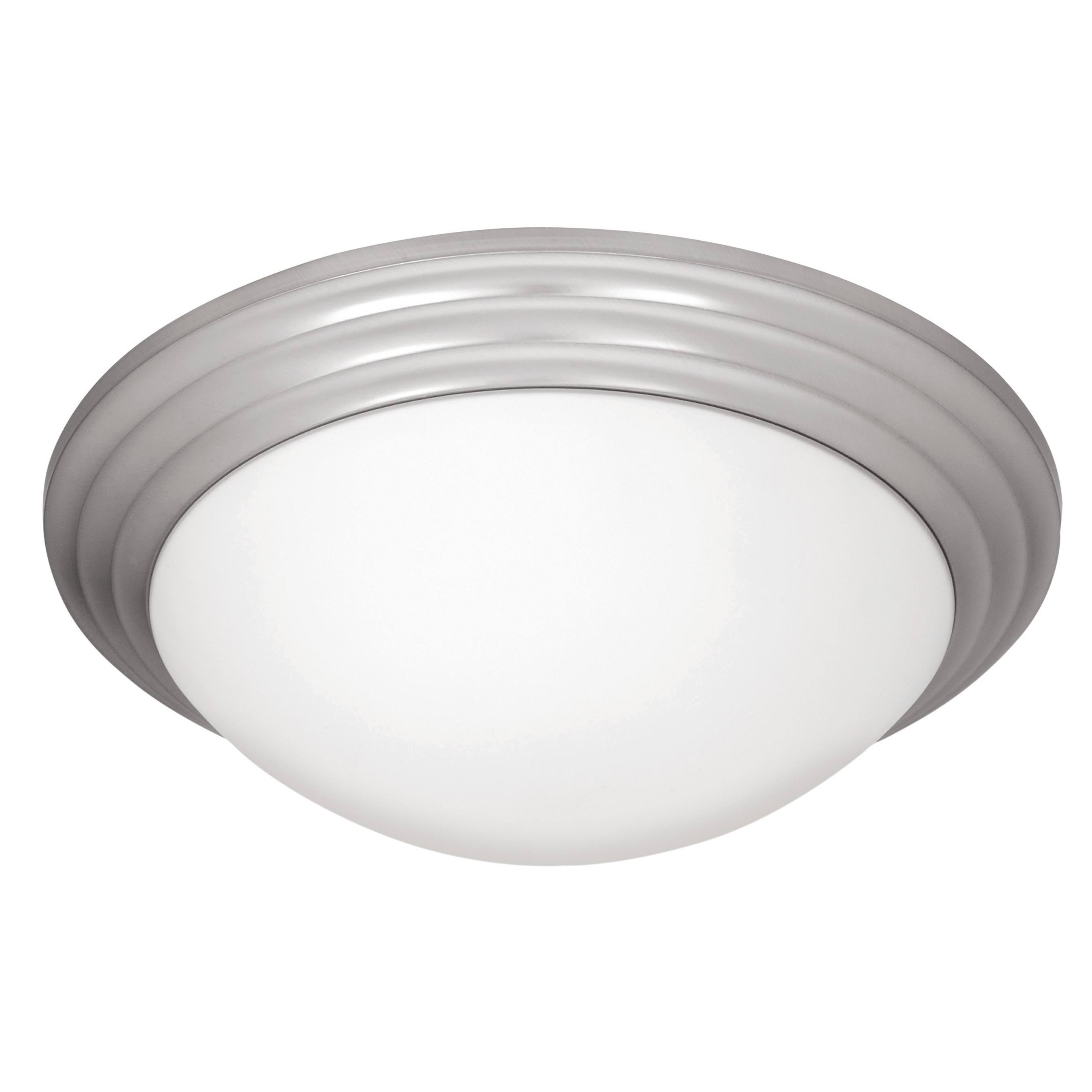 Access Lighting Strata Dimmable LED Flush Mount - Brushed Steel - 20652LEDD-BS/OPL