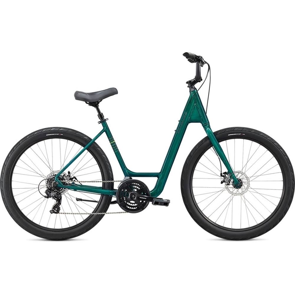 Specialized 2020 Roll Sport Low Entry - Teal Tint / Hyper Green / Satin Black / M