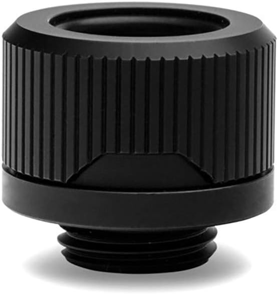 EKWB EK-Quantum Torque HDC-14 Compression Fitting for EKWB Rigid Tubing, 14mm OD, Black, 10-Pack