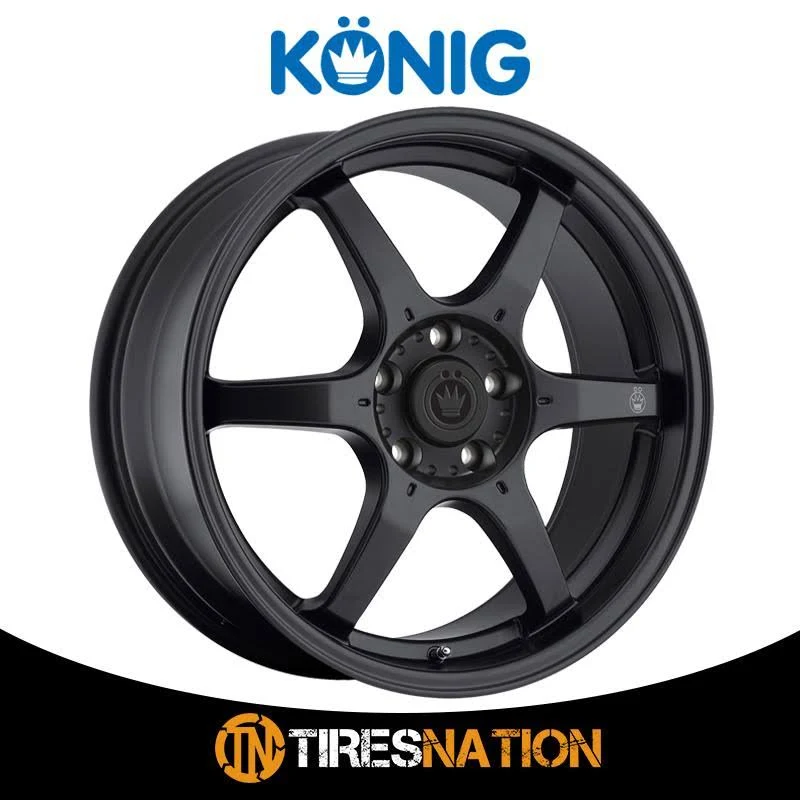 Konig Wheels 30B Backbone 17x7.5 4x100 Black