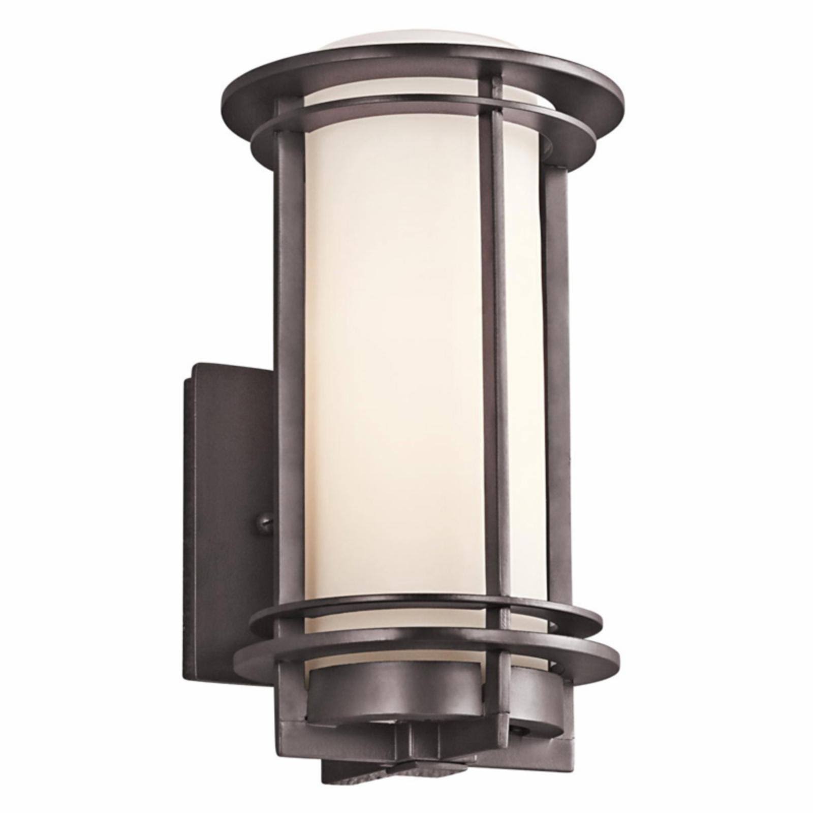 Kichler Lighting 49345AZ Pacific Edge Outdoor Wall Light, Architectural Bronze