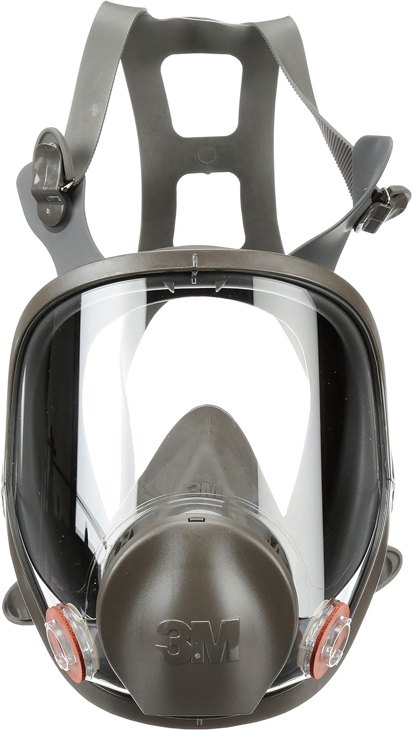 3M Full Facepiece Reusable Respirator 6800, Paint Vapors, Dust, Mold, Chemicals, Medium