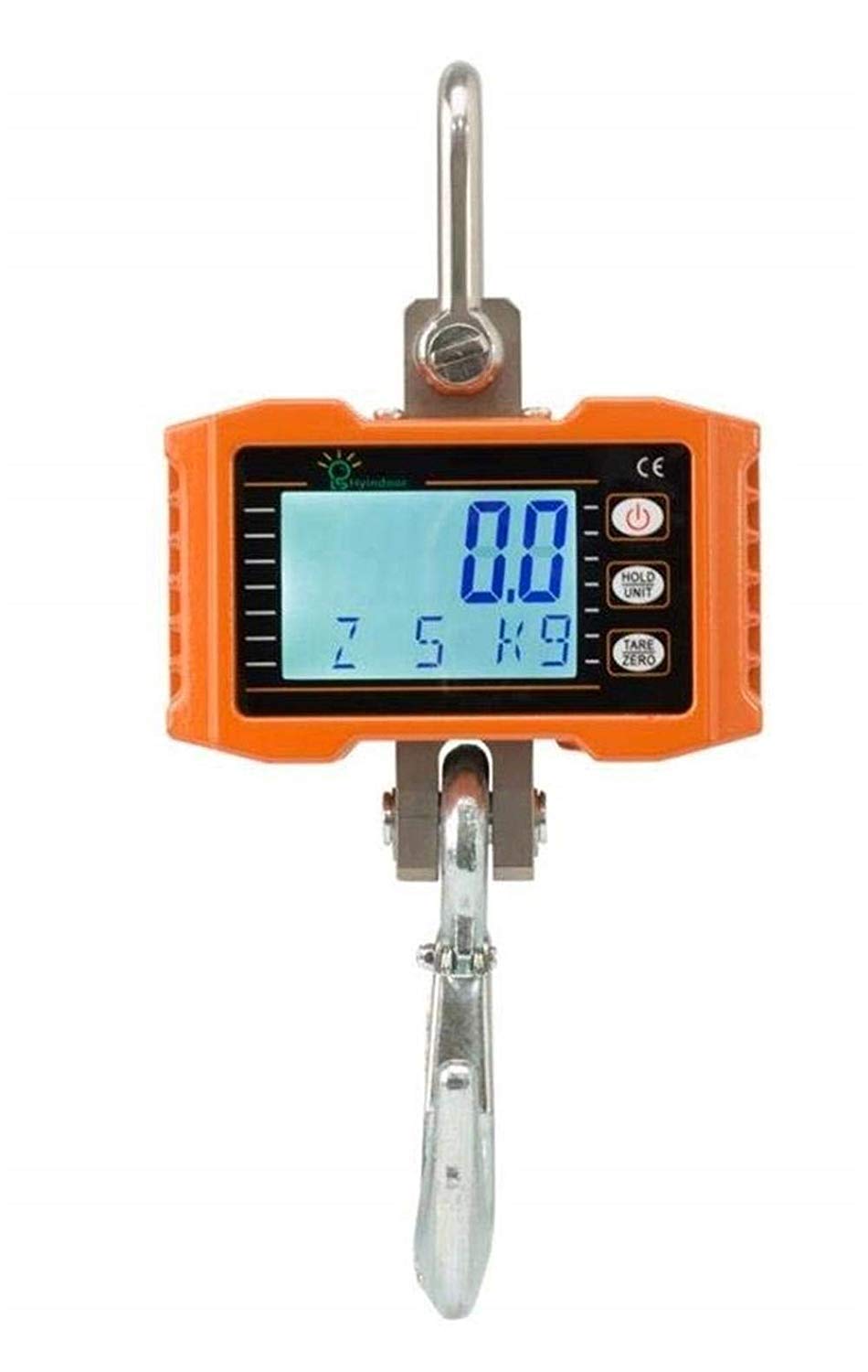 Hyindoor Crane Scale Digital Industrial Heavy Duty Scale Smart High Accuracy Electronic Hanging Scale (500kg/1000lb)