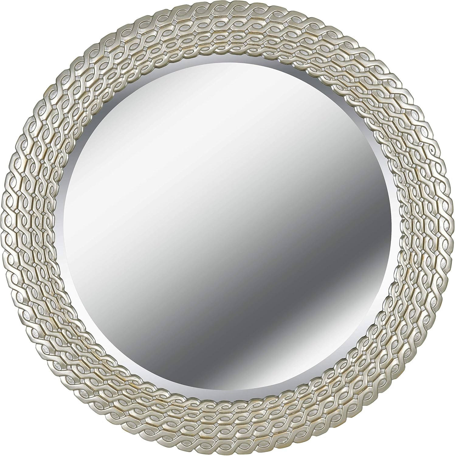 Kenroy Home Bracelet Mirrors, Medium, Brushed Silver and Gold