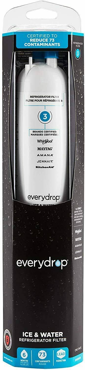 Whirlpool EDR3RXD1 EveryDrop by Refrigerator Water Filter 3 Pack of 1