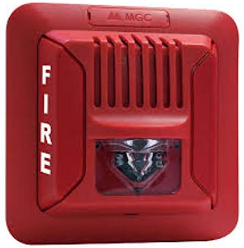 Mircom FHS-400-RR Wall Mount Horn/Strobe, Red Pack of 2