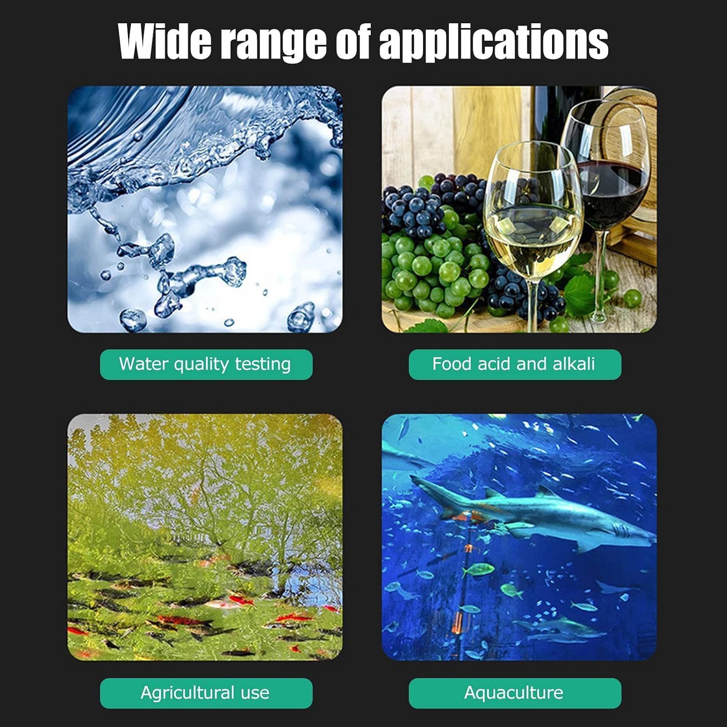 Portable Dissolved Oxygen Meter DO Meter Digital Water Tester 0-199.9% Backlight Display with Temperature Tester Backlight Display for Aquaculture