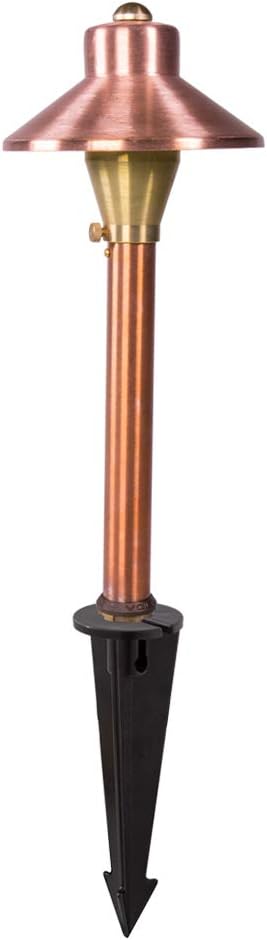 VOLT Flat Hat 12V Copper Path Light (7