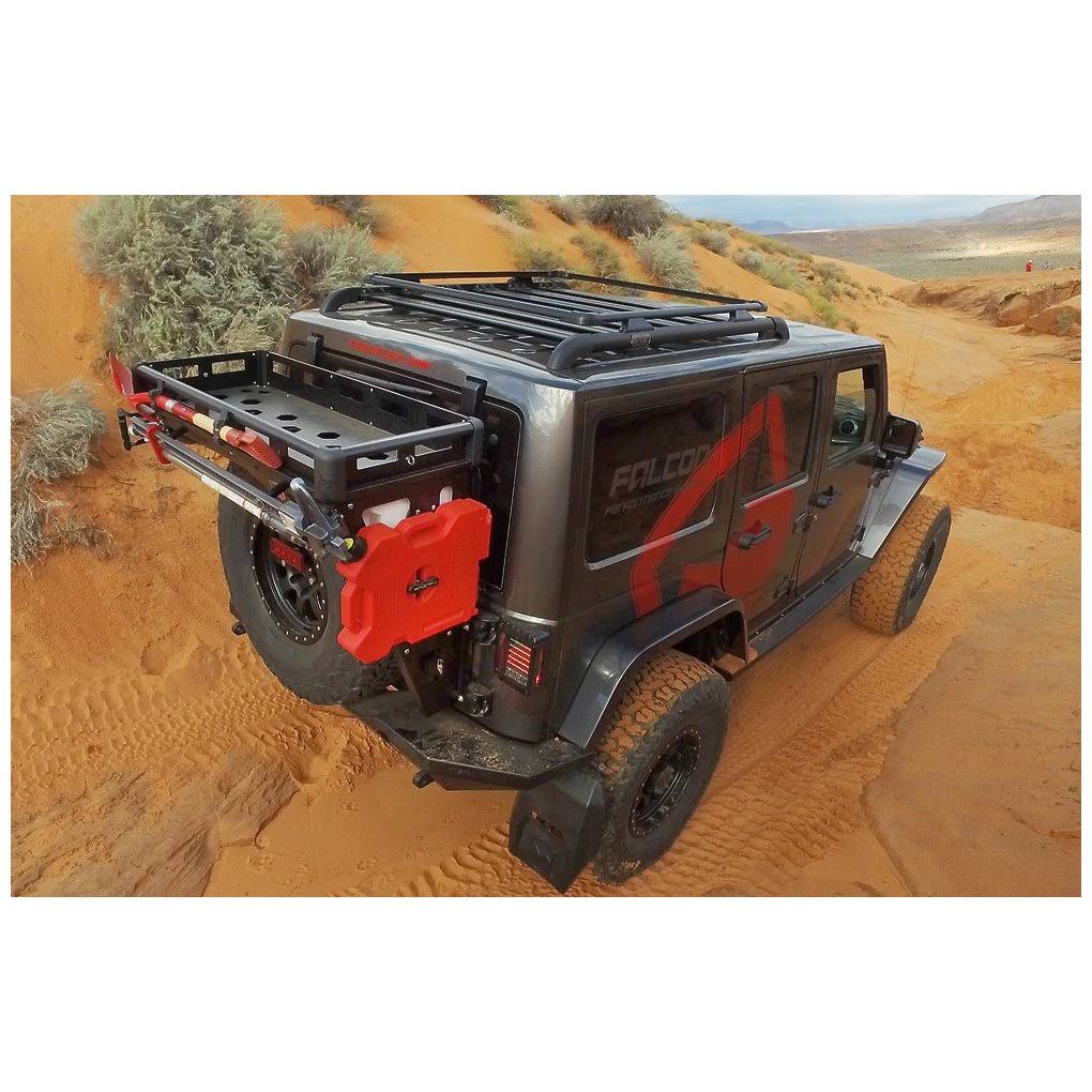 Teraflex Alta Cargo Rack - Black Rails