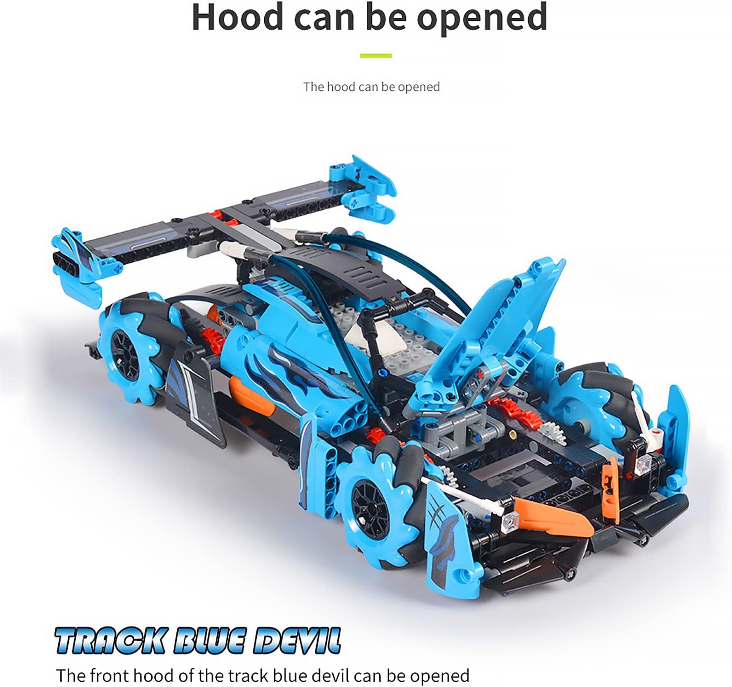 Remote Control Racing Car Building Block kit,Building Toy car for Kids,Stunt 360&deg; Spin car,Remote Programming Control Sports car,Surprise Gift for Boys and Girls Over 8-12 Years Old (561pcs)