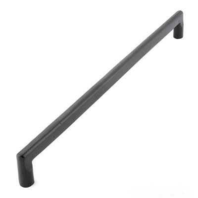 Rail 18x22 Center to Center Bar Pull Emtek Black 86350FB