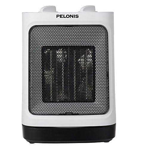 Pelonis Portable Ceramic Small Rooms Space Heater with Thermostat
