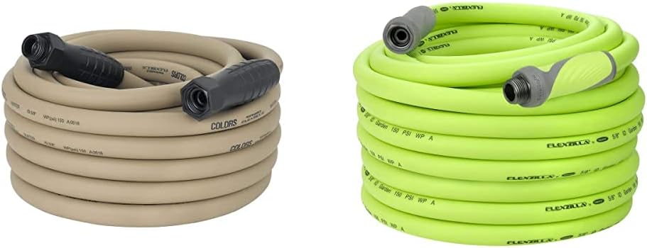 Flexzilla HFZC550BRS SwivelGrip Garden Hose, Brown Mulch Pack of 2
