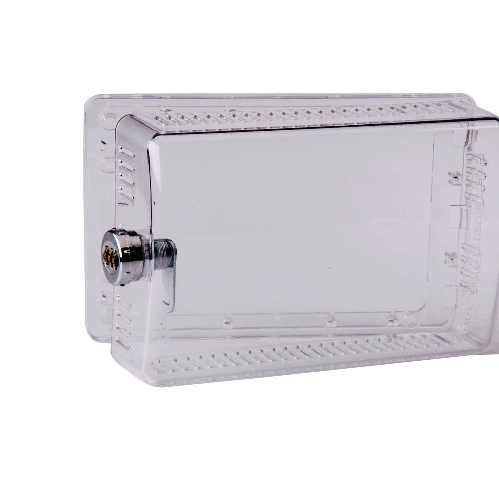 StatGuardPlus Thermostat Guard with Changeable Code Combination Lock Clear / 3-Pack